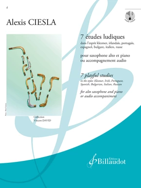 7 Études ludiques dans l’esprit klezmer, irlandais, portugais, espagnol, bulgare, italien, russe